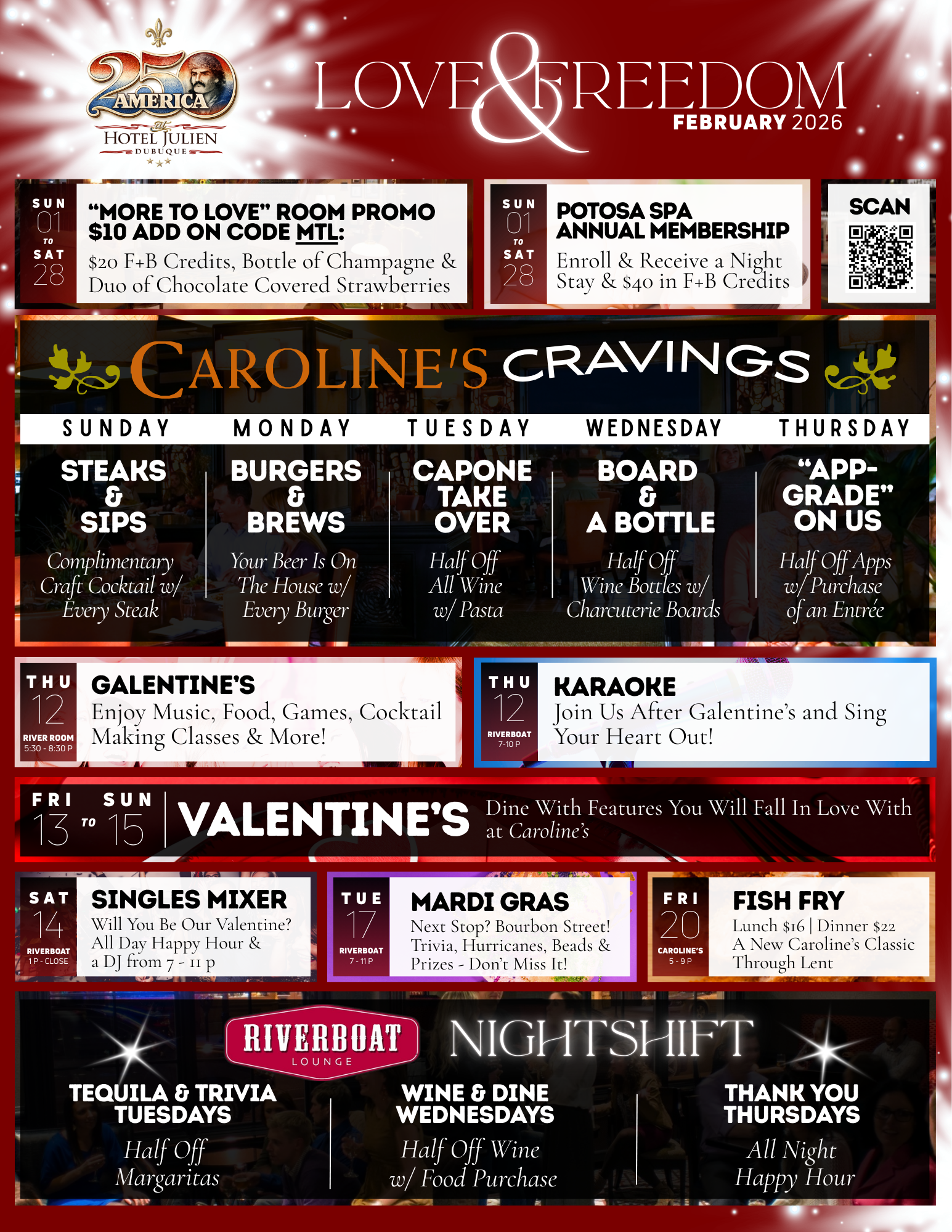 America 250 February - Love & Freedom