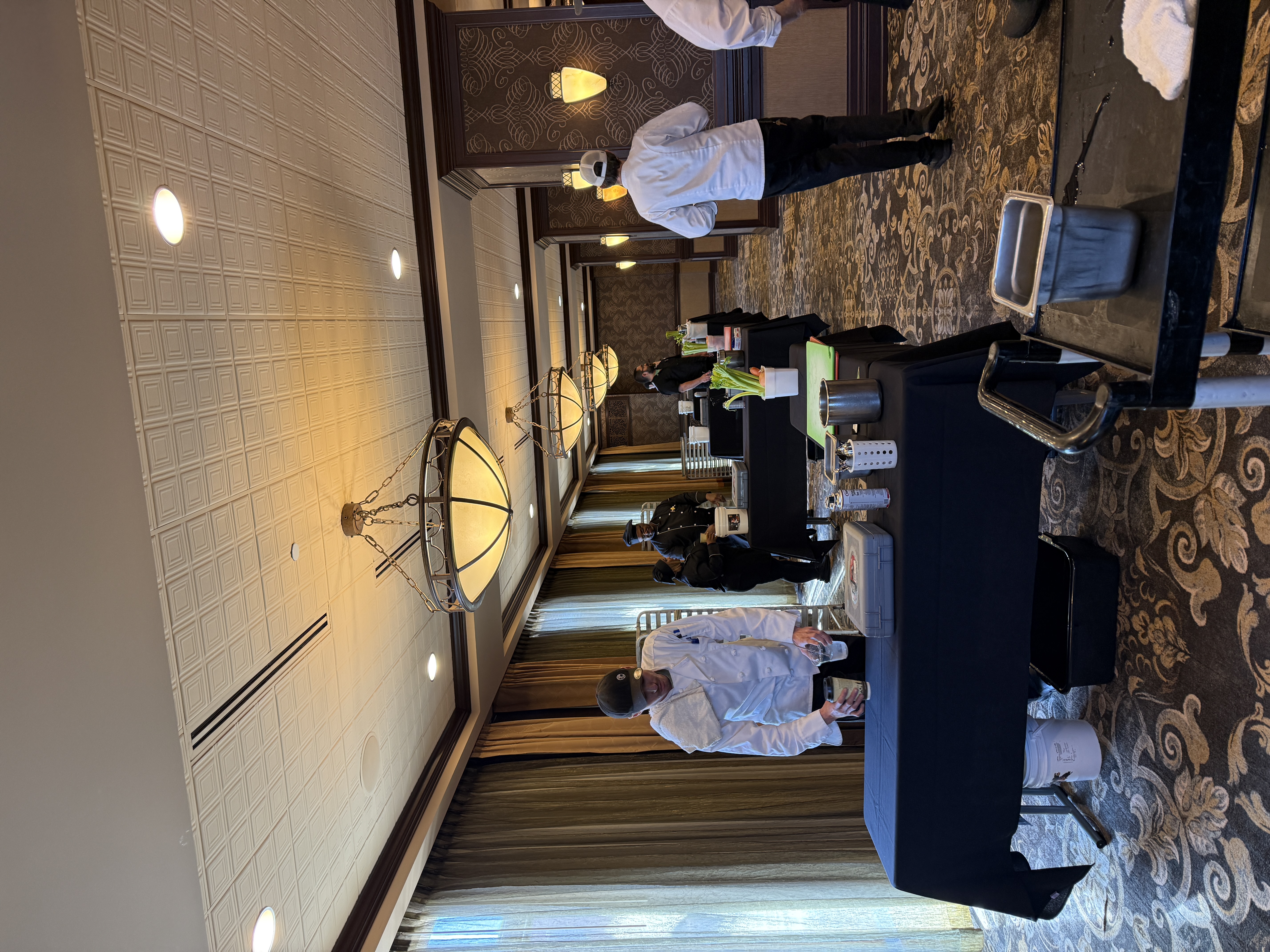 Culinary Olympics competition floor