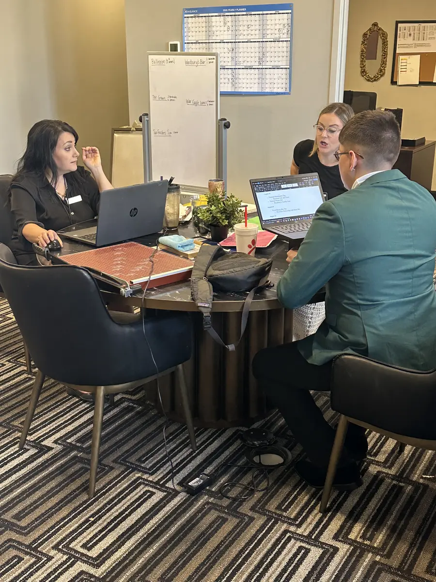 Leadership team at venue